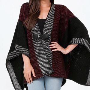 Bebe Buckle Poncho
